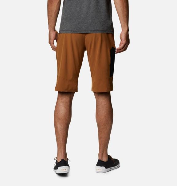 Columbia Triple Canyon Shorts Brown Black For Men's NZ12450 New Zealand